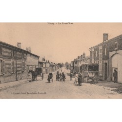 51 VALMY. La Grande Rue carriole Lavigne