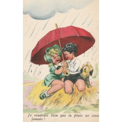 Illustrateur JANSER je voudrais bien que la pluie ne cesse jamais !