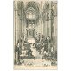 carte postale ancienne 18 BOURGES. La Cathédrale l'intérieur Grande Nef 1919