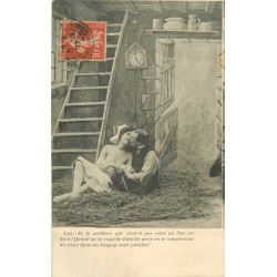4 cpa COUPLE AMOUREUX dont un photographe 1907