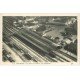 carte postale ancienne 18 BOURGES. La Gare et la Place 1939 vue aérienne