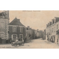 53 GENNES. Voiture ancienne Route de Sablé