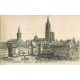 lot 5 cpa 67 STRASBOURG. Vue prise du Ballon, Kammerzell, Place Kléber, Hôtel des Postes et Synagoge