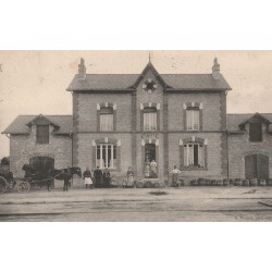 08 BLANZY. Café de la Gare Dépôt de la Brasserie de l'Etoile 1911