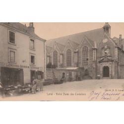 53 LAVAL. Notre Dame des Cordeliers 1904 Brocante devant Serrurier Lemoussu Bourbon