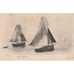 Collections ND Métiers Pêcheurs BATEAUX DE PËCHE vers 1900