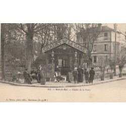 77 BOIS-LE-ROI. Hôtel restaurant "Chalet de la Gare" vers 1900