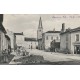 54 LAY-SAINT-CHRISTOPHE. Une Rue Café Lamadon avec Fontaine 1913