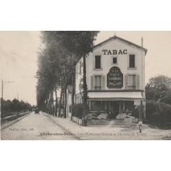 93 CLICHY-SOUS-BOIS. Café Restaurant Doyon avenue du Raincy vers 1909