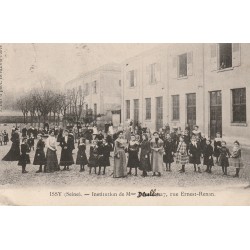 92 ISSY-LES-MOULINEAUX. Institution de Mm Deullin 27 rue Ernest Renan 1908