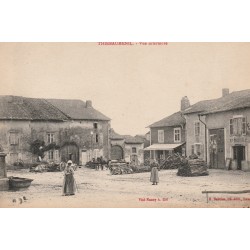 54 THIEBAUMENIL. Vue intérieure avec Epicerie Mercerie Mulor 1918