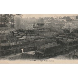 58 NEVERS. Le Dépôt des Locomotives