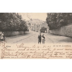 ARLON. Enfants rue du Luxembourg 1903