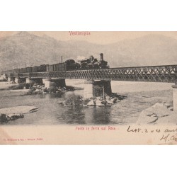 VENTIMIGLIA. Ponte di ferro sul Roja 1904