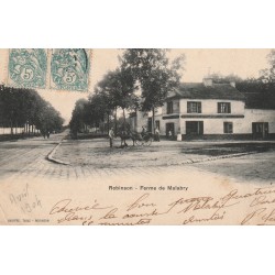 92 ROBINSON. Attelage devant restaurant Ferme de Malabry 1904