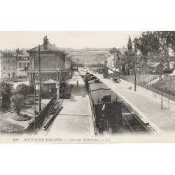 62 BOULOGNE-SUR-MER. Train en Gare des Tintelleries