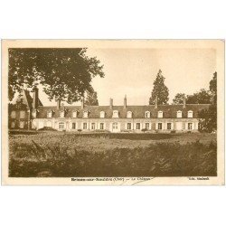 carte postale ancienne 18 BRINON-SUR-SAULDRE. Le Château 1938