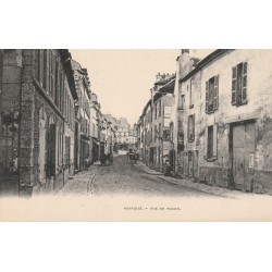 95 PONTOISE. Charrettes Rue de Rouen vers 1900