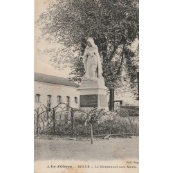 17 DOLUS Ile d'Oléron. Le Monument aux Morts 1928