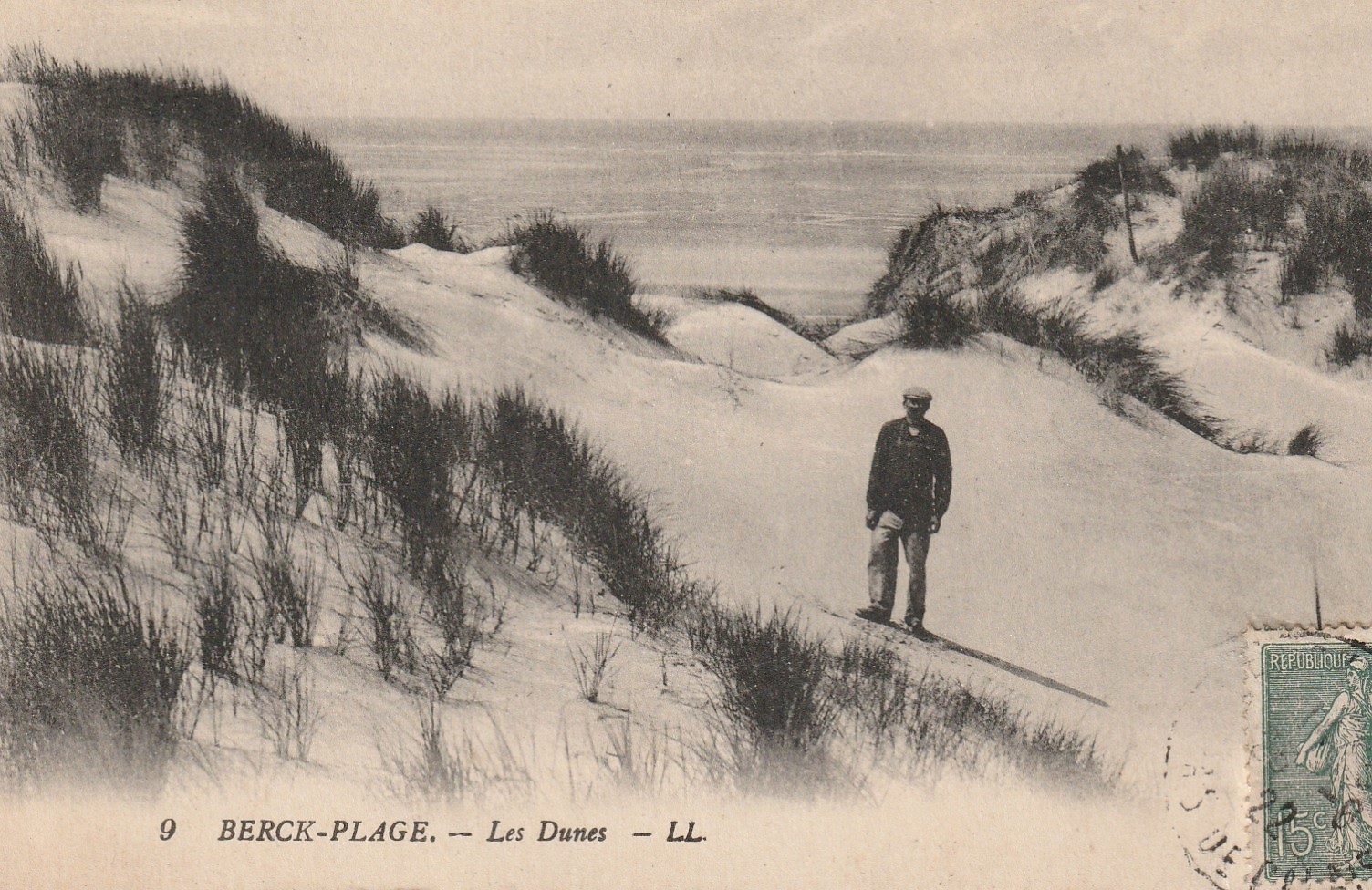 Carte Postale Ancienne Berck-sur-Mer - Plage Des Muletiers (années 1900)