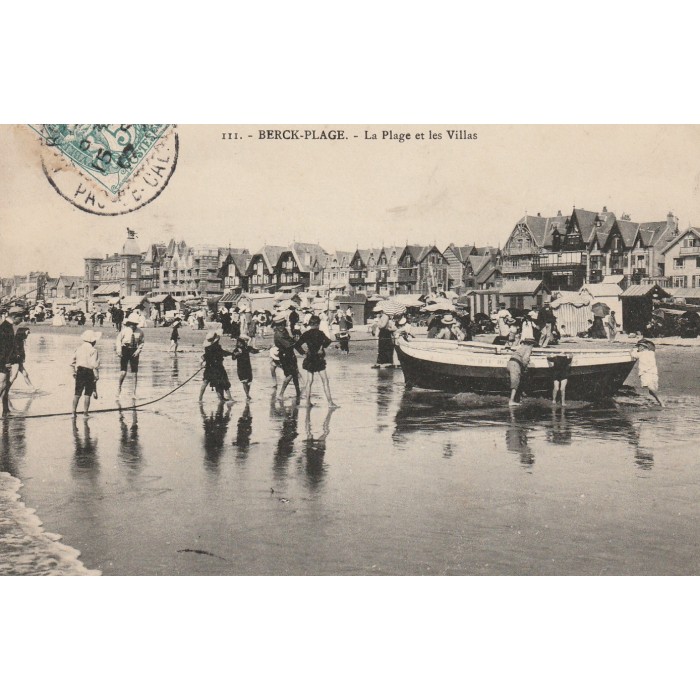 Carte Postale Ancienne Helgoland 1907 – Vue Panoramique Plage, Rhéde Et Dune, édition Jacob Krüss