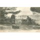 4 cpa 06 NICE. Canon Château, Promenade Midi Ponchettes, Place Gare et Laveuses Paillon