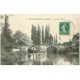 carte postale ancienne 18 CHATEAUNEUF-SUR-CHER. Le Pont Vieux 1915