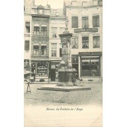14 cpa NAMUR rue Cuvelier & Fer Fontaine Ange Hôtel Citadelle Théâtre Meuse Ecole Cadets Caserne Salzinnes..