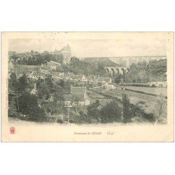 carte postale ancienne 18 CULAN. Panorama vers 1904