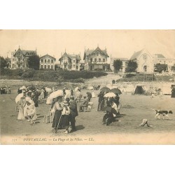 Superbe lot 6 cpa 17 PONTAILLAC. Plage Villas Verthamon et la Restauration