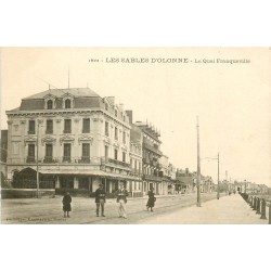 Lot 8 cpa 85 LES SABLES D'OLONNE Quai Franqueville Passeur Eperon Chaume Remblai Casino Jetée