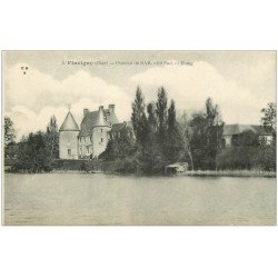 carte postale ancienne 18 FLAVIGNY. Château de Bar et Etang 1918