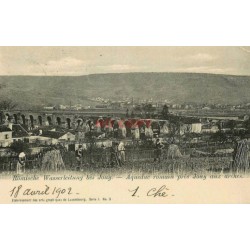 57 JOUY-AUX-ARCHES. Aqueduc et Paysans au labeur