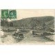 carte postale ancienne 03 CUSSET. Passage d'un Gué par automobile Route des Malavaux 1919