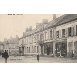 58 GUERIGNY. La Poste et l'Imprimerie commerce de cartes postales