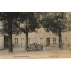 58 TRESNAY. Enfants dans la Cour de l'Ecole carte toilée