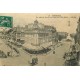 7 Cpa 33 BORDEAUX Allées Tourny Cathédrale et Hôpital St-André Monument Girondins Quinconces Théâtre