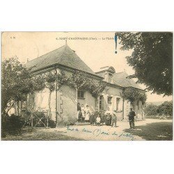 carte postale ancienne 18 JUSSY-CHAMPAGNE. La Mairie 1910