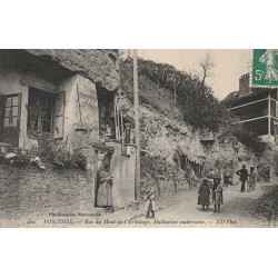 95 PONTOISE. Habitation souterraine rue du Haut-de-l'Ermitage 1912