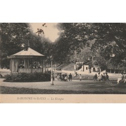 58 SAINT-HONORE-LES-BAINS. Le Kiosque à musique animé