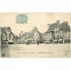 carte postale ancienne 03 CUSSET. Place Victor-Hugo vers 1906. Café Théâtre