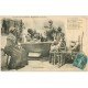 carte postale ancienne 18 LE BERRY. Le Dessert 1922 Femme au rouet. Chanson Rameau