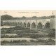 carte postale ancienne 18 LE GUETIN. Brebis sous le Pont Canal