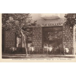 20 ILE ROUSSE. Restaurant Hôtel "Le Grillon" avenue Paul-Doumer