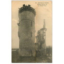 carte postale ancienne 18 MEHUN-SUR-YEVRE. Grosse Tour et Château 1914