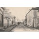 2 cpa 77 DAMPMART. Attelages devant le boucher rue de Lagny vers 1900