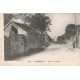 2 cpa 77 DAMPMART. Attelages devant le boucher rue de Lagny vers 1900