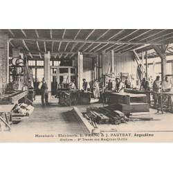 16 ANGOULÊME Menuiserie Ebénisterie FRANC & PAUTRAT Ateliers Travée Machines Outils