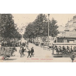 31 TOULOUSE. Tramway hippomobile sur l'Allée Lafayette 1904