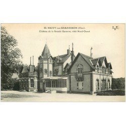 carte postale ancienne 18 NEUVY-SUR-BARANGEON. Château de la Grande Garenne